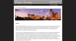 Desktop Screenshot of firstaustinproperties.com