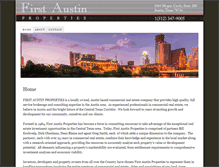 Tablet Screenshot of firstaustinproperties.com